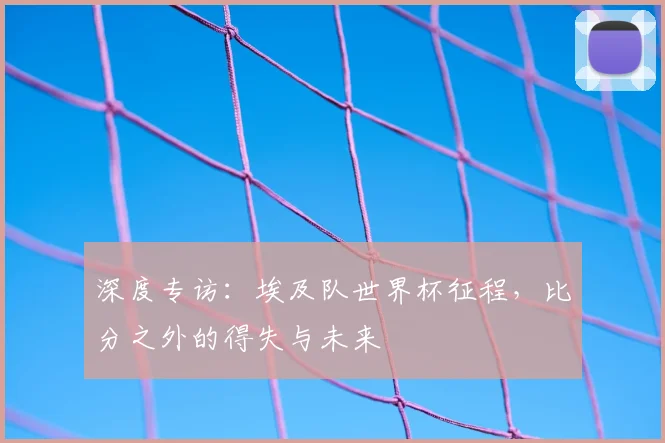 深度专访：埃及队世界杯征程，比分之外的得失与未来
